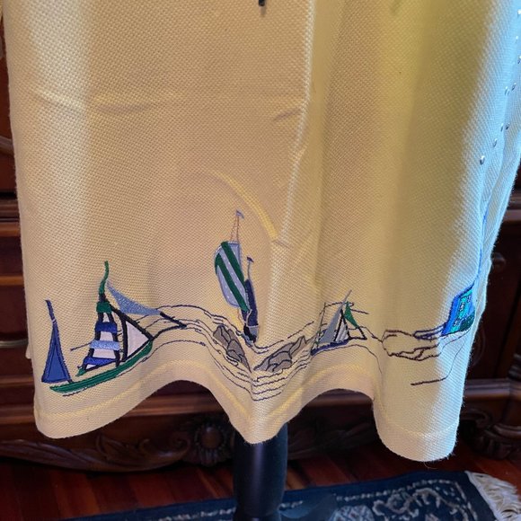 "Karen Scott Sport" Lace Up Tunic Top - Picture 3 of 6